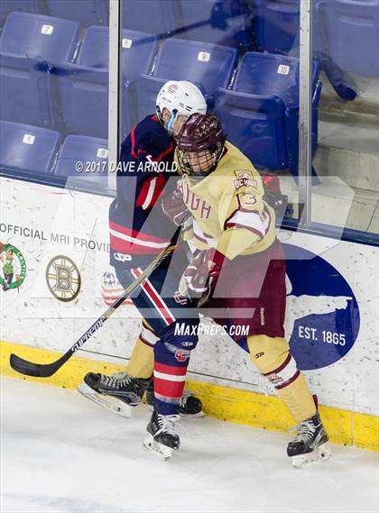 Thumbnail 2 in Central Catholic vs. Boston College High (MIAA Division 1A Semifinal) photogallery.