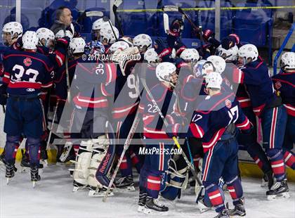 Thumbnail 2 in Central Catholic vs. Boston College High (MIAA Division 1A Semifinal) photogallery.