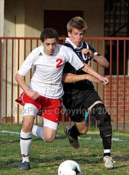 Thumbnail 2 in Saddleback Valley Christian @ Village Christian (CIF SS Playoffs) photogallery.