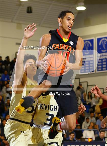Thumbnail 1 in Fairfax vs. Bishop Montgomery (Rolling Hills Prep State Preview) photogallery.