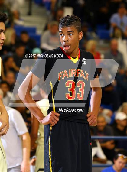 Thumbnail 3 in Fairfax vs. Bishop Montgomery (Rolling Hills Prep State Preview) photogallery.