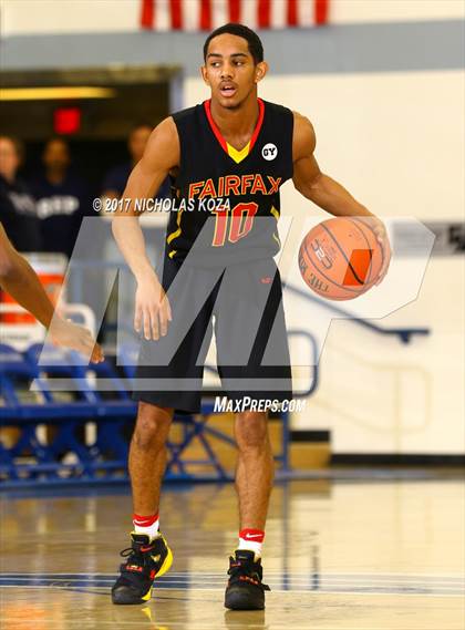 Thumbnail 3 in Fairfax vs. Bishop Montgomery (Rolling Hills Prep State Preview) photogallery.