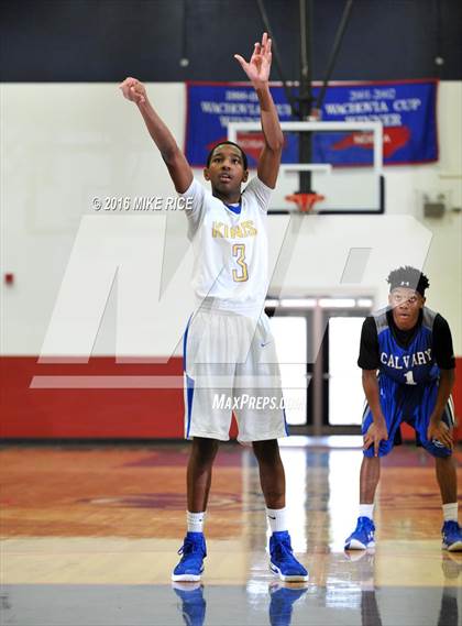 Thumbnail 1 in Calvary Day School vs. Victory Christian Center (WNC Holiday Classic) photogallery.