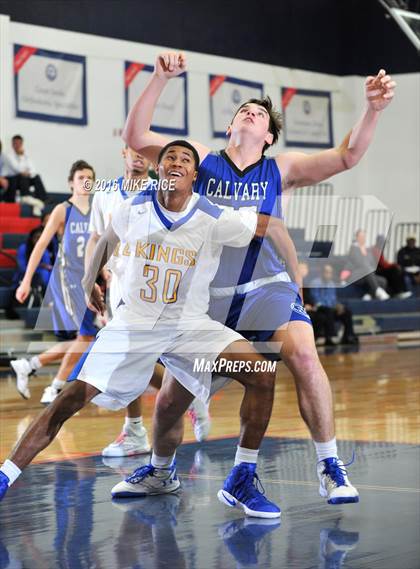 Thumbnail 2 in Calvary Day School vs. Victory Christian Center (WNC Holiday Classic) photogallery.