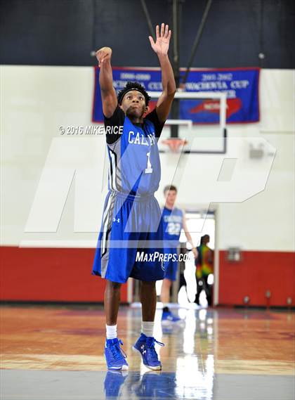 Thumbnail 1 in Calvary Day School vs. Victory Christian Center (WNC Holiday Classic) photogallery.