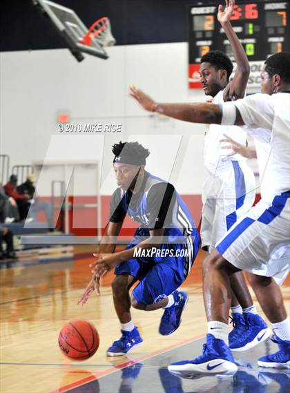 Thumbnail 2 in Calvary Day School vs. Victory Christian Center (WNC Holiday Classic) photogallery.