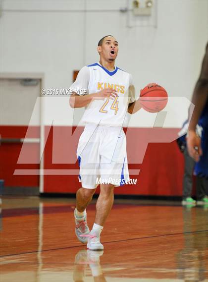 Thumbnail 2 in Calvary Day School vs. Victory Christian Center (WNC Holiday Classic) photogallery.