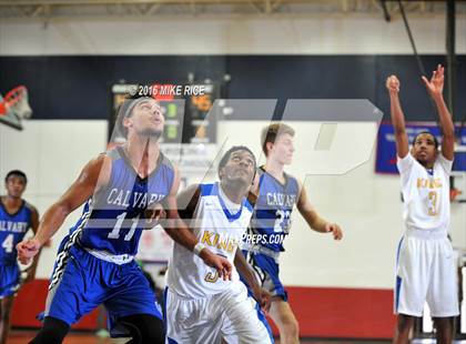 Thumbnail 1 in Calvary Day School vs. Victory Christian Center (WNC Holiday Classic) photogallery.