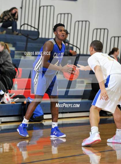 Thumbnail 3 in Calvary Day School vs. Victory Christian Center (WNC Holiday Classic) photogallery.