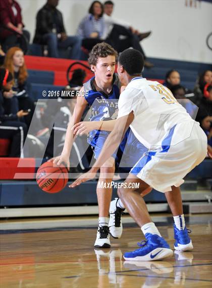 Thumbnail 1 in Calvary Day School vs. Victory Christian Center (WNC Holiday Classic) photogallery.