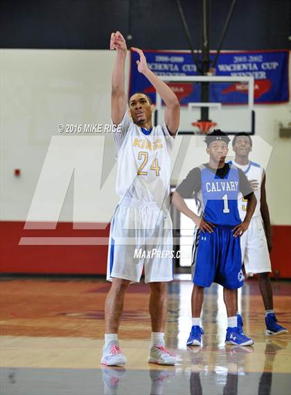 Thumbnail 1 in Calvary Day School vs. Victory Christian Center (WNC Holiday Classic) photogallery.