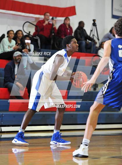 Thumbnail 3 in Calvary Day School vs. Victory Christian Center (WNC Holiday Classic) photogallery.