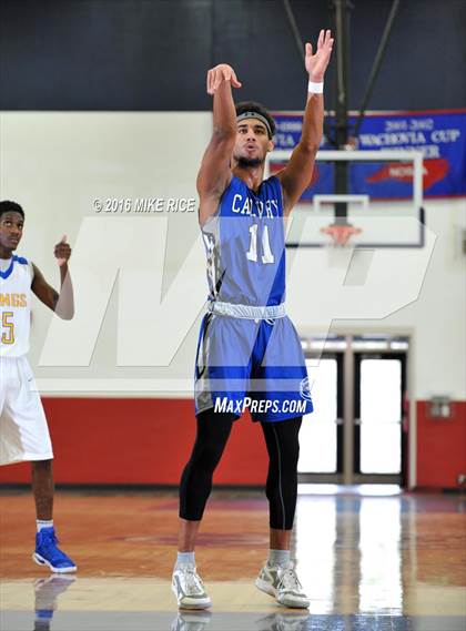 Thumbnail 3 in Calvary Day School vs. Victory Christian Center (WNC Holiday Classic) photogallery.