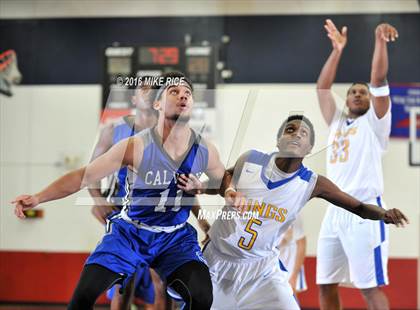 Thumbnail 3 in Calvary Day School vs. Victory Christian Center (WNC Holiday Classic) photogallery.