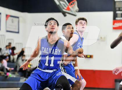 Thumbnail 1 in Calvary Day School vs. Victory Christian Center (WNC Holiday Classic) photogallery.