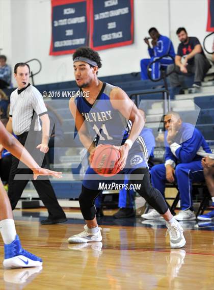 Thumbnail 3 in Calvary Day School vs. Victory Christian Center (WNC Holiday Classic) photogallery.