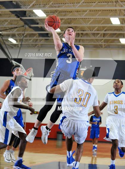 Thumbnail 2 in Calvary Day School vs. Victory Christian Center (WNC Holiday Classic) photogallery.