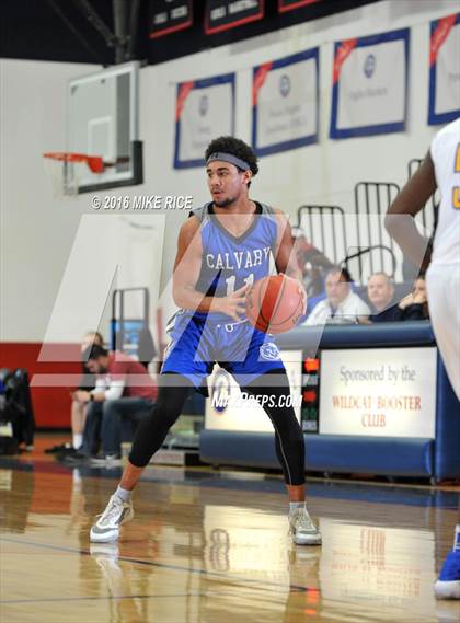 Thumbnail 3 in Calvary Day School vs. Victory Christian Center (WNC Holiday Classic) photogallery.