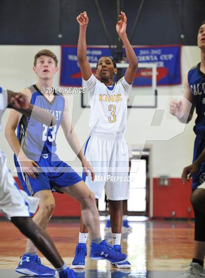 Thumbnail 3 in Calvary Day School vs. Victory Christian Center (WNC Holiday Classic) photogallery.