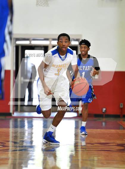 Thumbnail 3 in Calvary Day School vs. Victory Christian Center (WNC Holiday Classic) photogallery.