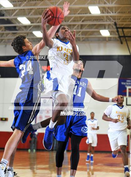Thumbnail 1 in Calvary Day School vs. Victory Christian Center (WNC Holiday Classic) photogallery.