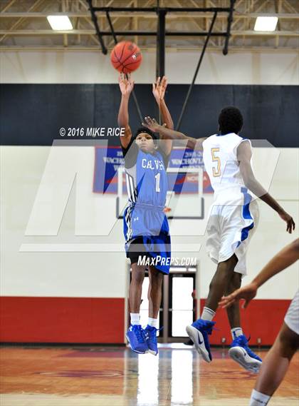 Thumbnail 3 in Calvary Day School vs. Victory Christian Center (WNC Holiday Classic) photogallery.