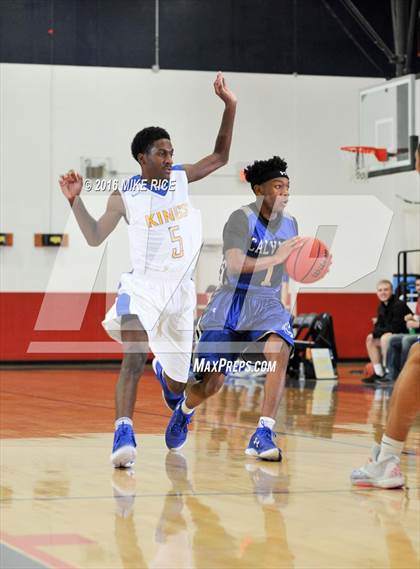 Thumbnail 2 in Calvary Day School vs. Victory Christian Center (WNC Holiday Classic) photogallery.