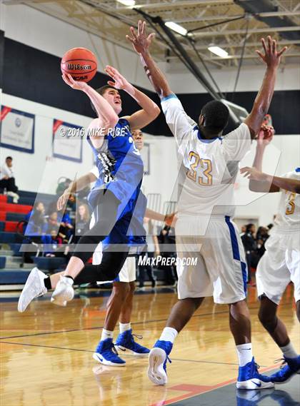 Thumbnail 2 in Calvary Day School vs. Victory Christian Center (WNC Holiday Classic) photogallery.