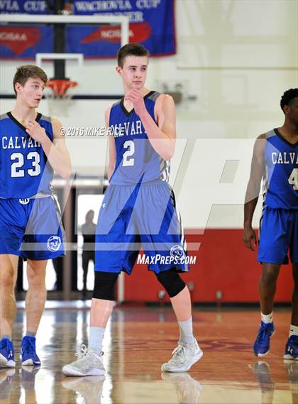 Thumbnail 2 in Calvary Day School vs. Victory Christian Center (WNC Holiday Classic) photogallery.