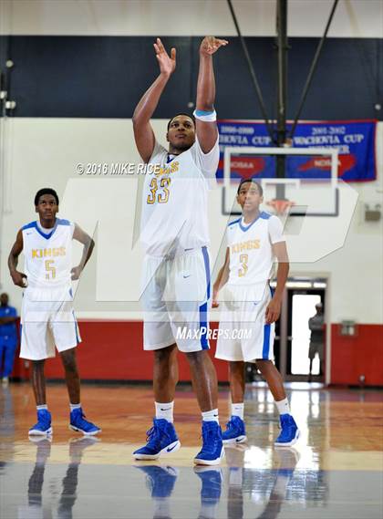 Thumbnail 1 in Calvary Day School vs. Victory Christian Center (WNC Holiday Classic) photogallery.