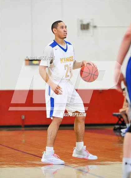 Thumbnail 2 in Calvary Day School vs. Victory Christian Center (WNC Holiday Classic) photogallery.