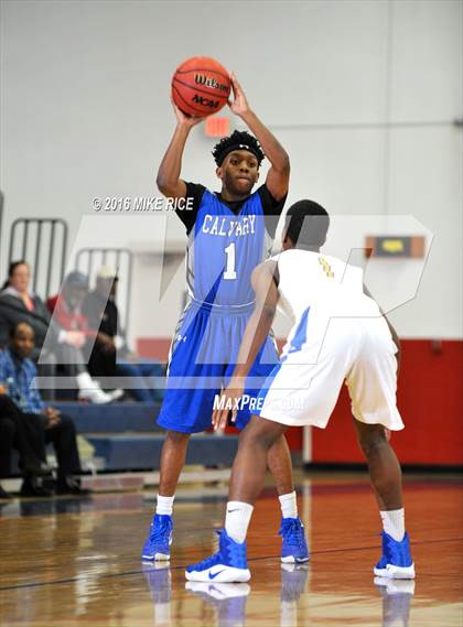 Thumbnail 2 in Calvary Day School vs. Victory Christian Center (WNC Holiday Classic) photogallery.
