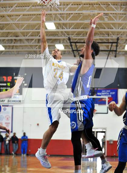 Thumbnail 1 in Calvary Day School vs. Victory Christian Center (WNC Holiday Classic) photogallery.