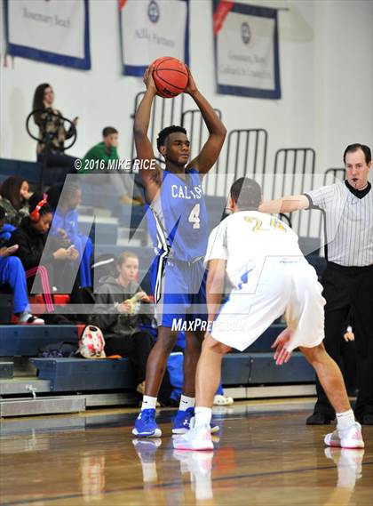 Thumbnail 2 in Calvary Day School vs. Victory Christian Center (WNC Holiday Classic) photogallery.