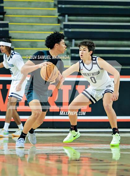 Thumbnail 2 in Brentwood School vs JSerra Catholic (Beverly Hills Tournament) photogallery.