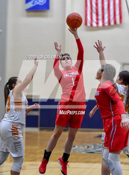 Thumbnail 1 in Eagle Pass vs Antonian Prep (SAISD Basketball Tournament) photogallery.