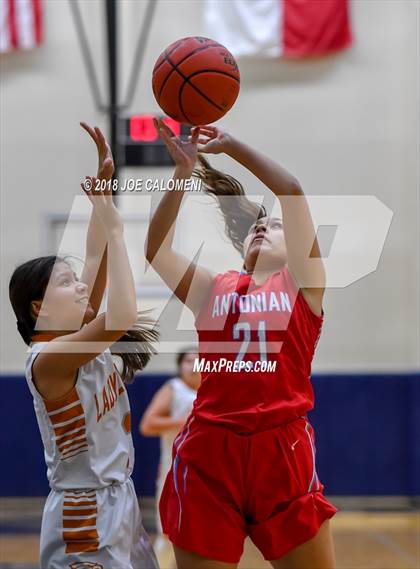 Thumbnail 2 in Eagle Pass vs Antonian Prep (SAISD Basketball Tournament) photogallery.