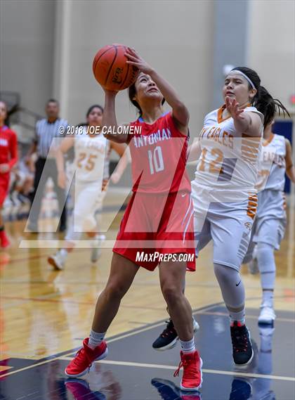 Thumbnail 1 in Eagle Pass vs Antonian Prep (SAISD Basketball Tournament) photogallery.