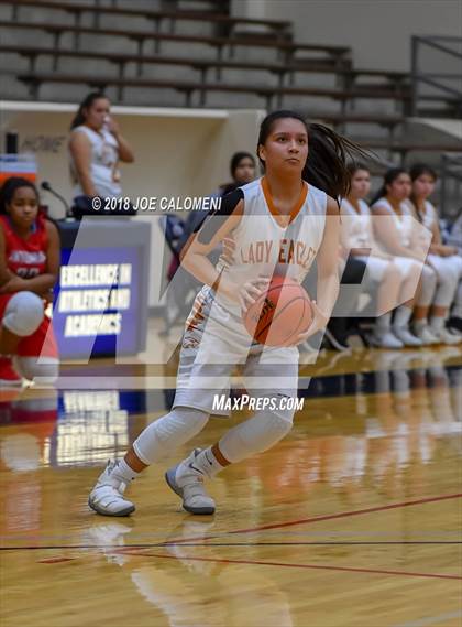 Thumbnail 1 in Eagle Pass vs Antonian Prep (SAISD Basketball Tournament) photogallery.