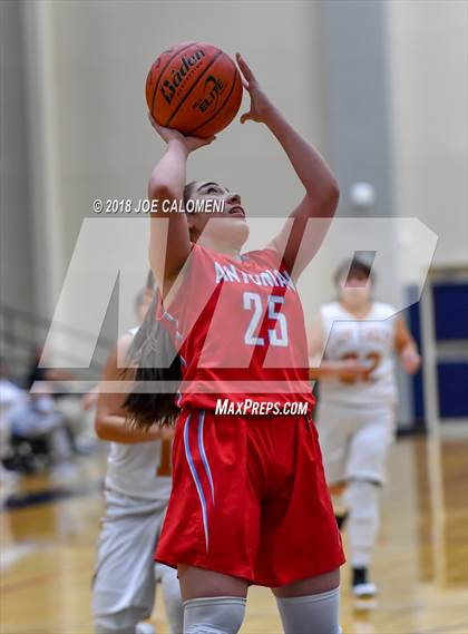 Thumbnail 3 in Eagle Pass vs Antonian Prep (SAISD Basketball Tournament) photogallery.