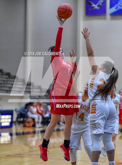 Thumbnail 3 in Eagle Pass vs Antonian Prep (SAISD Basketball Tournament) photogallery.