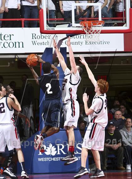 Thumbnail 2 in Eastchester vs Poughkeepsie (Section 1 Class A Semifinal) photogallery.