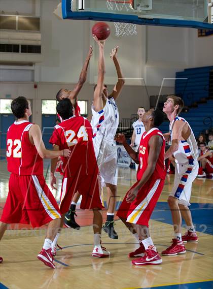 Thumbnail 1 in Cathedral Catholic vs Buchanan (National Prep Classic) photogallery.