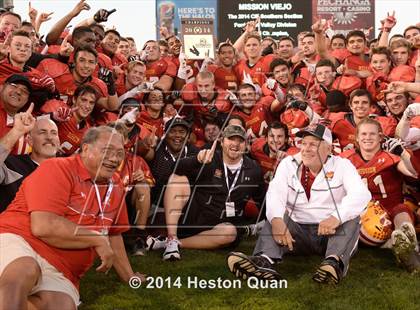 Thumbnail 2 in Vista Murrieta vs. Mission Viejo (CIF-SS West Valley Division Final) photogallery.