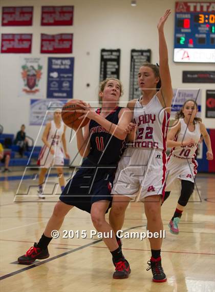 Thumbnail 2 in Arcadia vs Centennial (Arcadia Lady Hoops Tournament) photogallery.