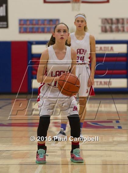 Thumbnail 1 in Arcadia vs Centennial (Arcadia Lady Hoops Tournament) photogallery.