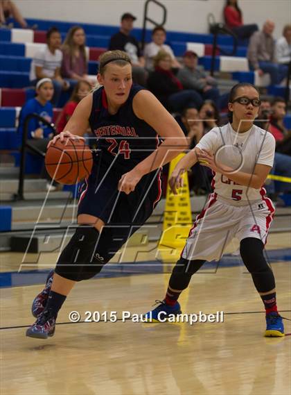 Thumbnail 3 in Arcadia vs Centennial (Arcadia Lady Hoops Tournament) photogallery.