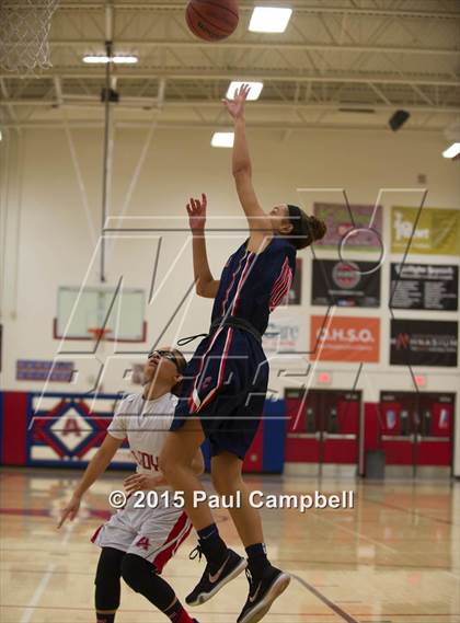 Thumbnail 1 in Arcadia vs Centennial (Arcadia Lady Hoops Tournament) photogallery.