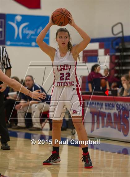 Thumbnail 2 in Arcadia vs Centennial (Arcadia Lady Hoops Tournament) photogallery.