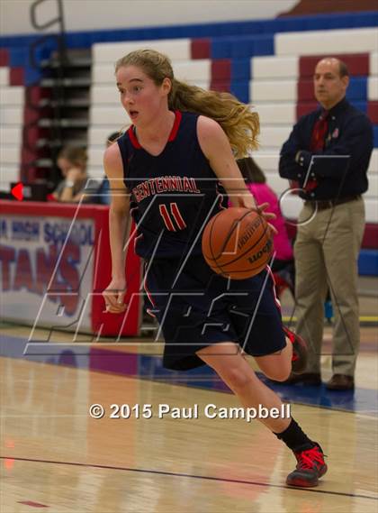 Thumbnail 1 in Arcadia vs Centennial (Arcadia Lady Hoops Tournament) photogallery.